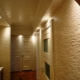  Decorative plaster in the hallway interior