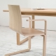  Koka krēsli ar roku balstiem modernā stilā