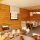  Beautiful ideas of interior design of houses from timber