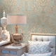  Wallpaper with monograms - a good choice in any room