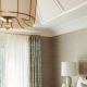  Curtains for brown wallpaper: the right color combinations