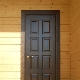  Installation of doors in a wooden house