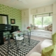  Hình nền màu xanh lá cây - một giải pháp sáng trong nội thất