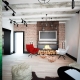  Loft estilo sala de estar: características de design de interiores