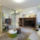  Interesting design options for one-room apartment of 40 square meters. m