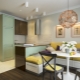  Belo design de um apartamento de dois quartos com uma área de 60 m².