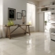  White glossy floor tiles: the pros and cons