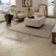  Large ceramic tiles in the interior
