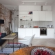  As sutilezas do design da cozinha-sala de estar no estilo do minimalismo