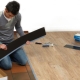  Laying PVC tiles on the floor do it yourself