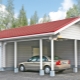  Garage with canopy: beautiful options for construction