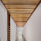  Wooden slat ceilings: types and design features