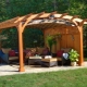  Pavilions canopies: types and versions of designs