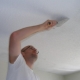  How to wash whitewash from the ceiling?
