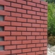  Features siding with imitation bricks
