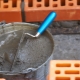  Cementa patēriņš uz 1 šķīduma kubu